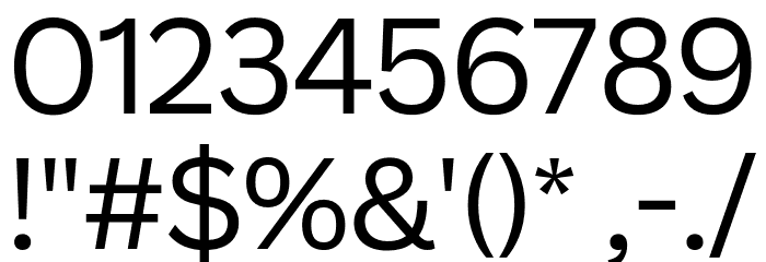 Canva Sans Display Regular Font OTHER CHARS