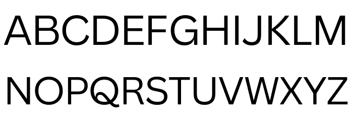 Canva Sans Display Regular Font UPPERCASE
