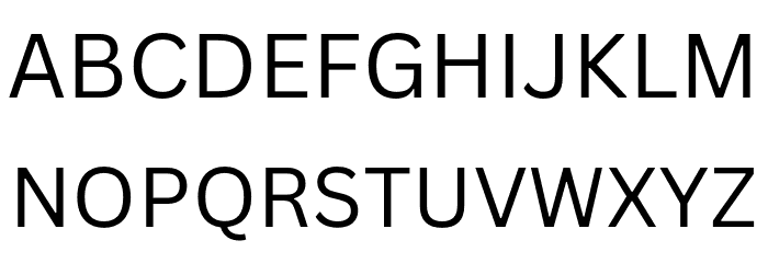 Canva Sans Regular Font UPPERCASE