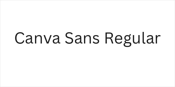 Canva Sans Regular Logo