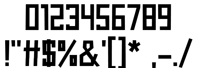 Canvas Bags Font OTHER CHARS