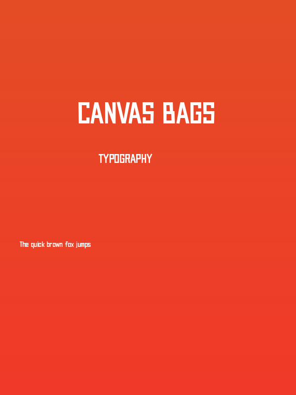 Canvas Bags Poster