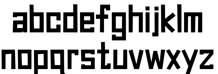 Canvas Bags Font LOWERCASE