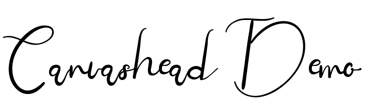 Canvashead Demo  Fuentes Gratis Descargar