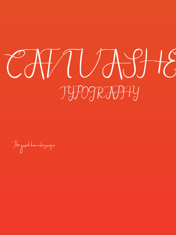 Canvashead Demo Poster