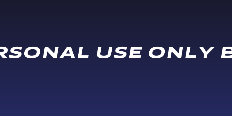 Canyon PERSONAL USE ONLY Black Italic Social Header