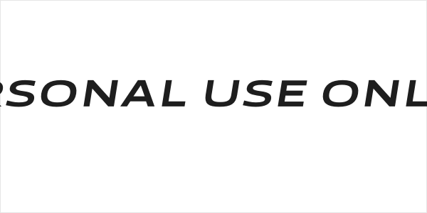 Canyon PERSONAL USE ONLY Bold Italic Logo