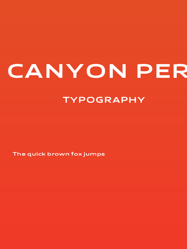 Canyon PERSONAL USE ONLY Bold Poster