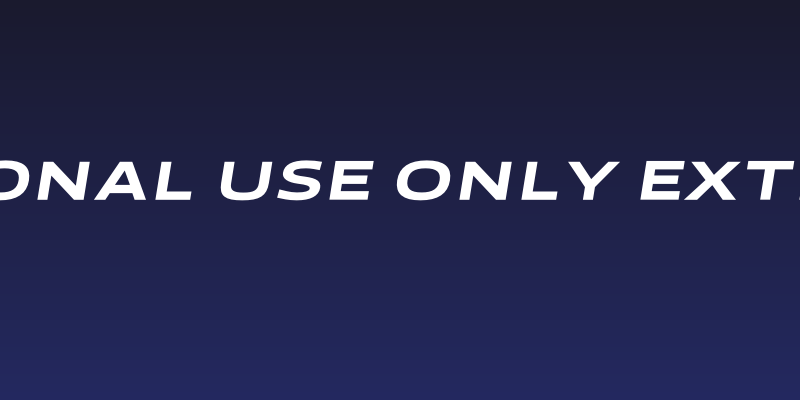 Canyon PERSONAL USE ONLY ExtraBold Italic Social Header