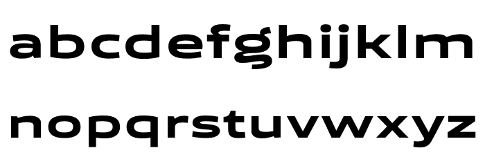 Canyon PERSONAL USE ONLY ExtraBold Font LOWERCASE
