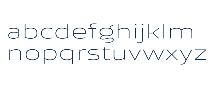 Canyon PERSONAL USE ONLY ExtraLight Lowercase