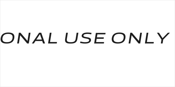 Canyon PERSONAL USE ONLY Medium Italic Logo