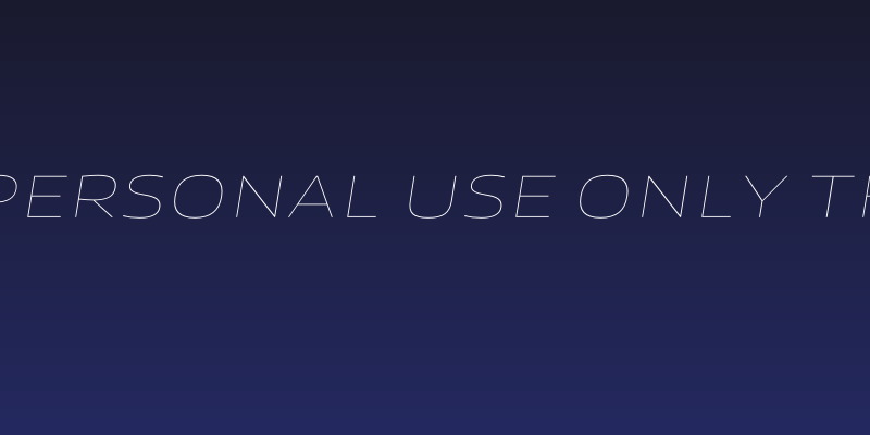 Canyon PERSONAL USE ONLY Thin Italic Social Header