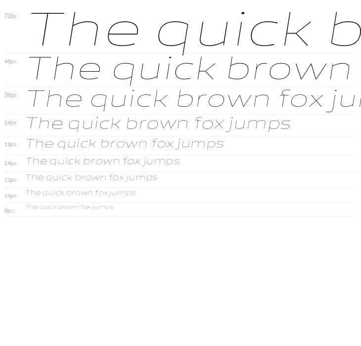 Canyon PERSONAL USE ONLY Thin Italic Waterfall