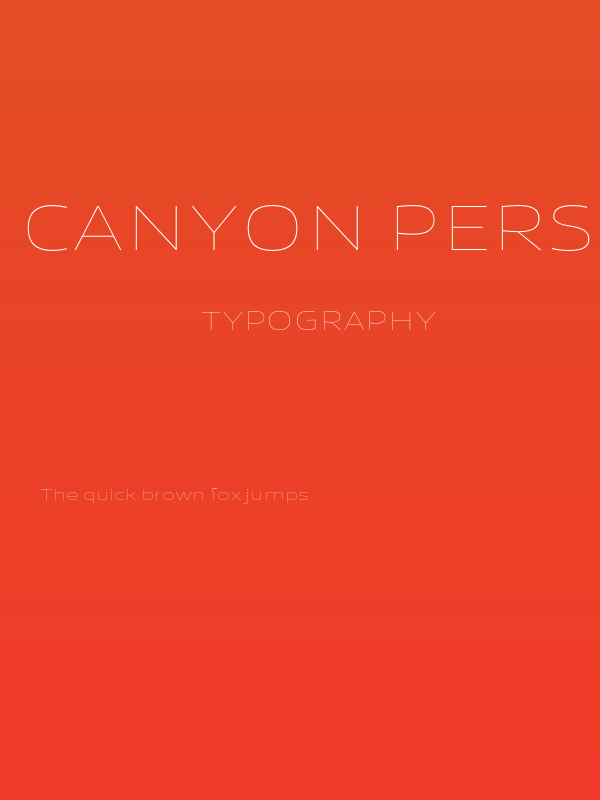 Canyon PERSONAL USE ONLY Thin Poster