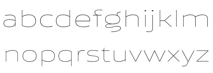 Canyon PERSONAL USE ONLY Thin Font LOWERCASE