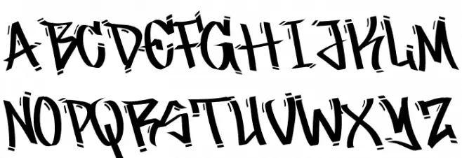 Canyon Street Caratteri MINUSCOLO