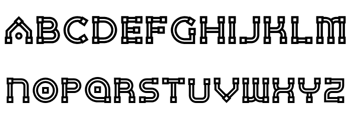 Caos Font LOWERCASE