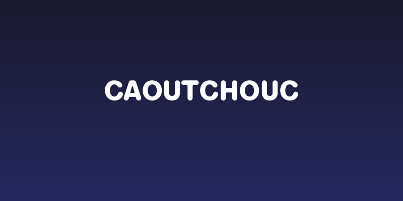 Caoutchouc Social Header
