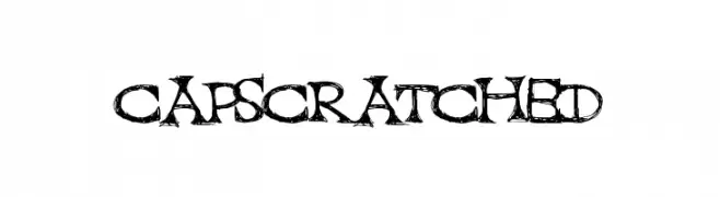 CapScratched  Fuentes Gratis Descargar