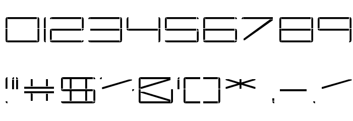 Capacitor-Regular Font OTHER CHARS