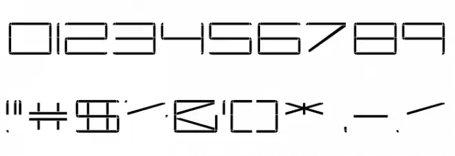 Capacitor-Regular Font OTHER CHARS