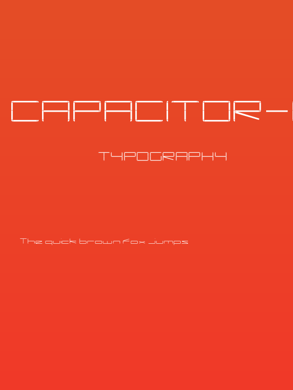 Capacitor-Regular Poster