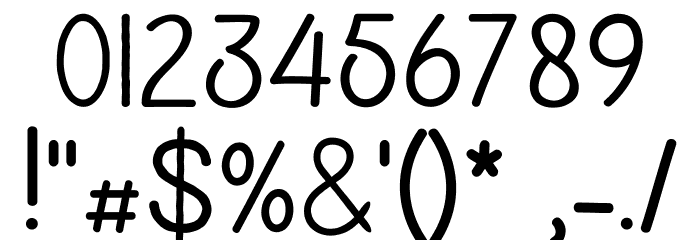 Caparison Regular Font OTHER CHARS