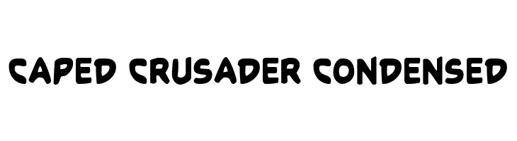 Caped Crusader Condensed  les polices de caractères gratuit tlcharger