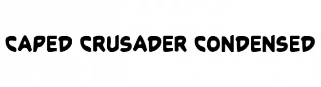 Caped Crusader Condensed  baixar fontes gratis