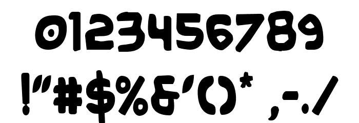 Caped Crusader Condensed Font OTHER CHARS