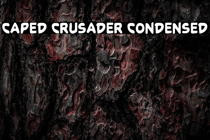 Caped Crusader Condensed Example 3