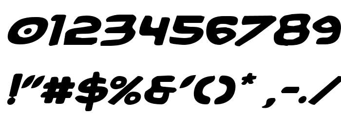 Caped Crusader Expanded Italic 字体 其它煤焦