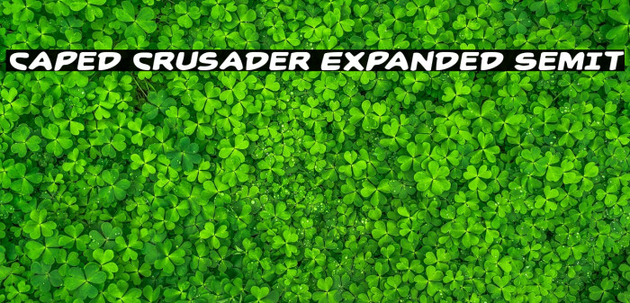 Caped Crusader Expanded SemIt Example 1
