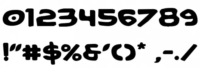 Caped Crusader Expanded خط محارف أخرى