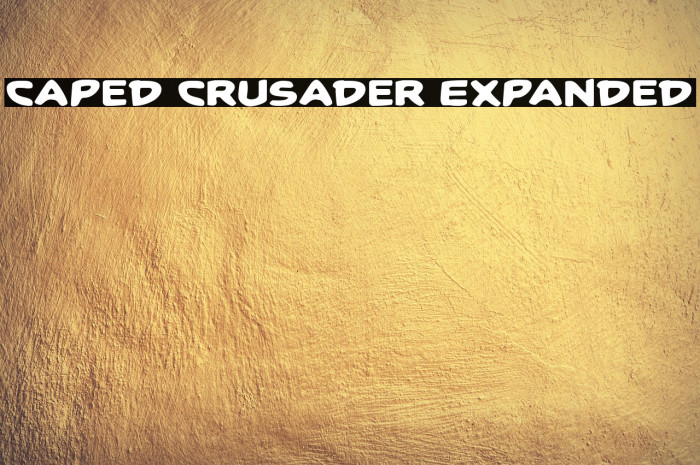 Caped Crusader Expanded Example 3