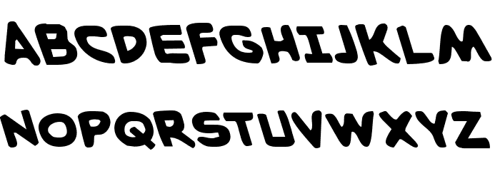 Caped Crusader Leftalic Polices MAJUSCULES