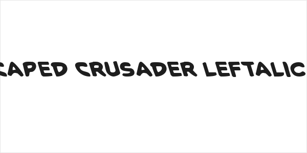 Caped Crusader Leftalic Logo