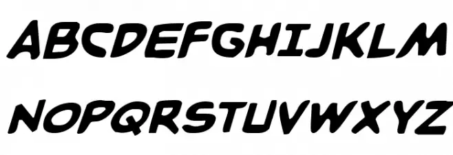 Caped Crusader Light Italic Font UPPERCASE