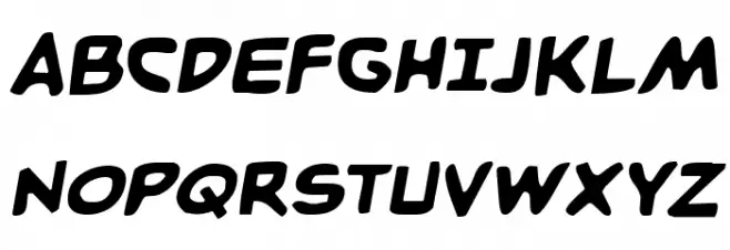 Caped Crusader Light Semi-Ital Polices MAJUSCULES