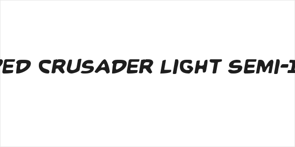 Caped Crusader Light Semi-Ital Logo