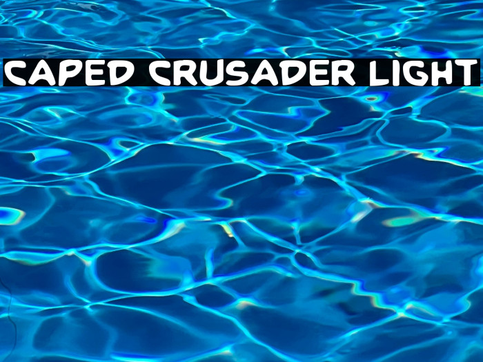 Caped Crusader Light Example 2