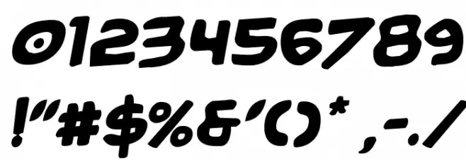 Caped Crusader Rotalic Polices AUTRES CHARS