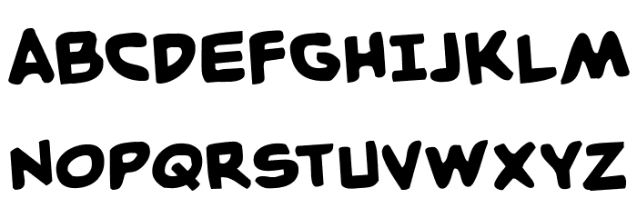 Caped Crusader Rotated Font UPPERCASE