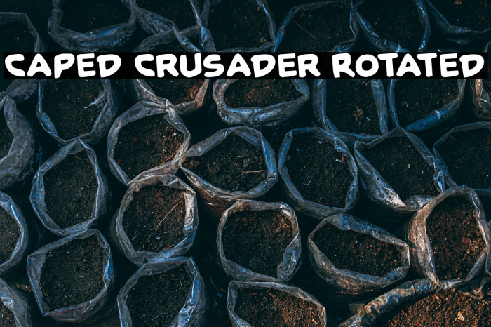 Caped Crusader Rotated Example 1