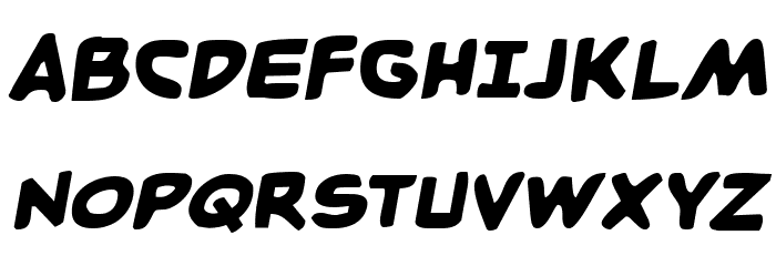 Caped Crusader Semi-Italic フォント 大文字