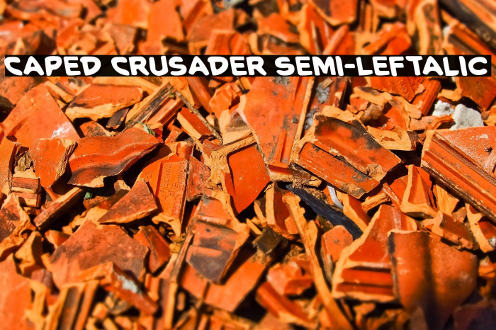 Caped Crusader Semi-Leftalic Example 1