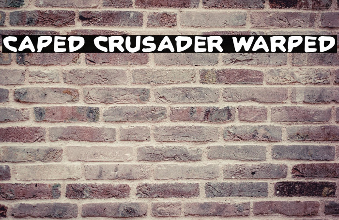 Caped Crusader Warped Example 1