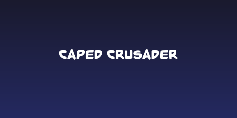 Caped Crusader Social Header