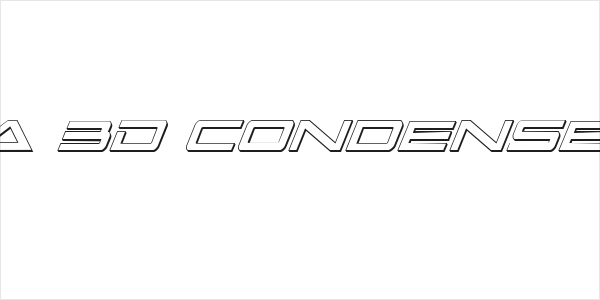 Capella 3D Condensed Italic Logo